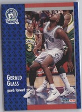 1991-92 Fleer Minnesota Timberwolves Basketball Card #319 Gerald Glass