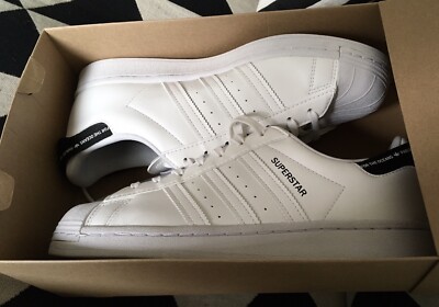 Schuhe Sneaker ADIDAS SUPERSTAR PARLEY Total White Neu Limited Ed.