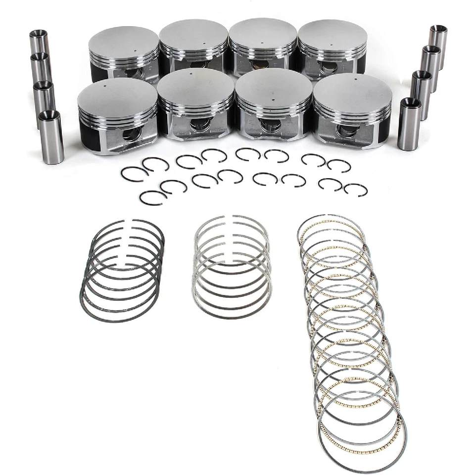 Комплект поршней двигателя с кольцами для 1999-2007 Chrysler Dodge Jeep 4,7 л SOHC V8 16 В - Изображение 3 из 4