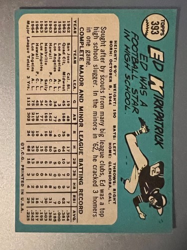 1965 Topps Baseball Singles - Pick Your Card -- 371 to 598 -- High Numbers - Picture 43 of 499