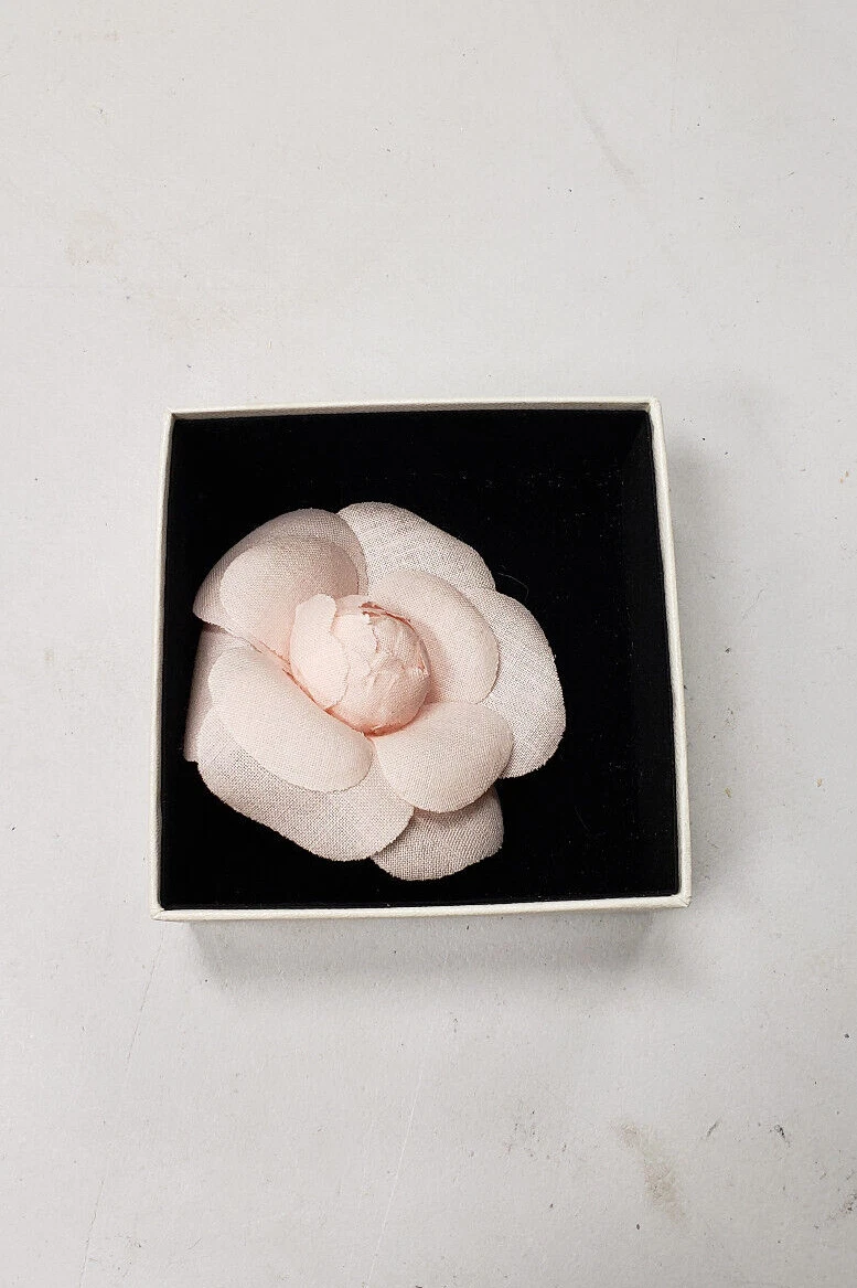 chanel flower pin