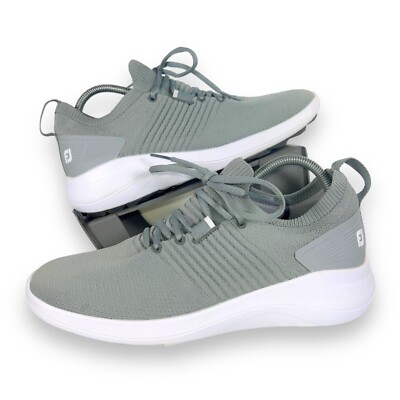 FootJoy FJ Flex XP Golf Spikeless Shoes 56273 Grey Men's 8.5M | eBay