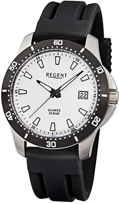 REGENT - Herrenuhr Quarz Sport weiß - F-912 - Herrenuhren