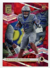 2020 Panini Elite Antonio Gibson Red Rookie RC #159 #299/399 Commanders