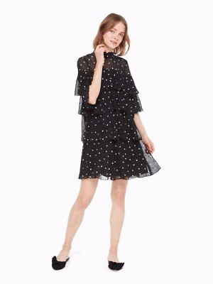 Kate Spade New York Heartbeat Embroidered Dress Black US 2 UK 6-8 RRP 495 | eBay UK Kate Spade New York Heartbeat Embroidered Dress Black US 2 UK 6-8 RRP 495 | eBay UK