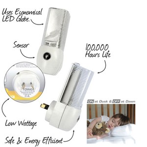 240V LED Night Light Kids Room Hallway Closet Light Smart ...