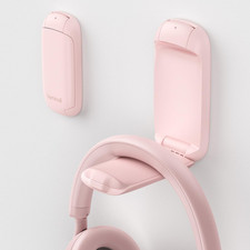 Headphone Stand, Sticky Headset Holder - Foldable Headphone Holder Hook Mount, A