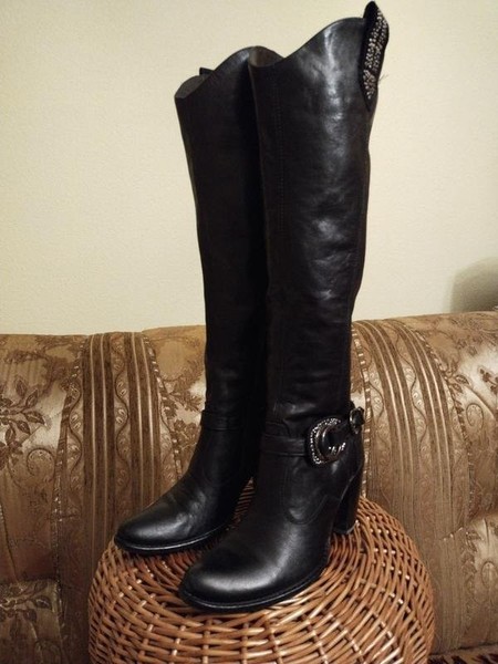 Women Nero Giardini Boots Black Leather 35 #BATK