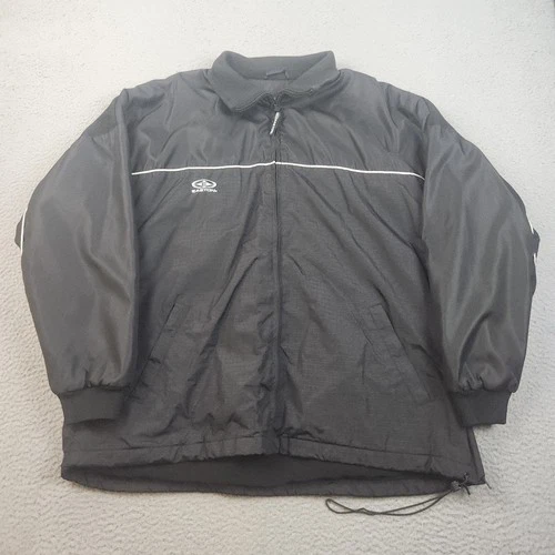 Easton Jacket Mens XL High Performance Athletic Gear Black Fleece Lined Zip - product listing photo