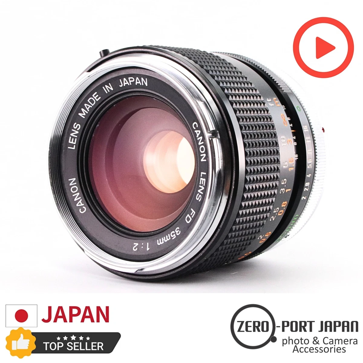 Canon FD f/3.5 Camera Lenses 35mm Focal for sale | eBay