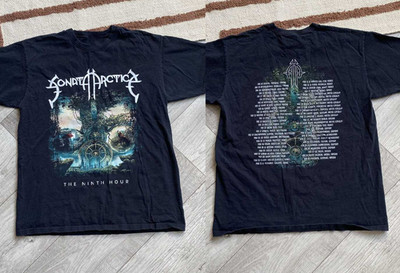 Sonata Arctica THE NINTH HOUR TOUR 2side T-shirt All Size S to 5XL LL262
