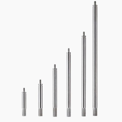 6pcs Dial Indicator Extension Stem Rod Set,30 40 60 80 100 150mm Long 30-150MM