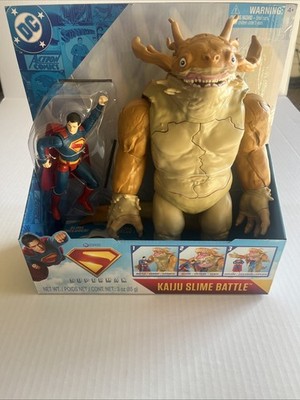 DC Comics Superman Vs. Kaiju Slime Battle Action Figure 13in Tall! New In Box