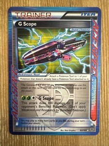 G Scope - 93/101 - Pokemon Plasma Blast Black & White Ultra Rare Card DMG