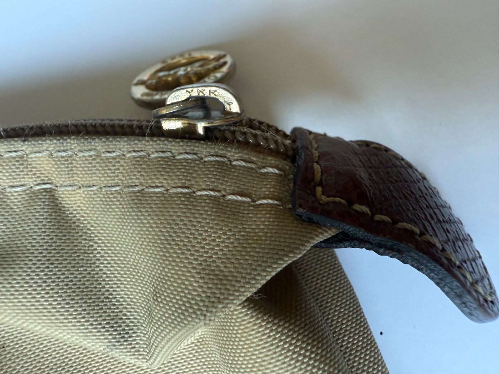 Longchamp Beige Nylon Bag Le Pliage