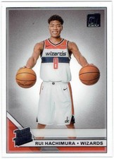 2019-20 Panini Clearly Donruss Rated Rookie Variation RUI HACHIMURA #V58 Wizards