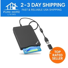 Compact External USB Floppy Disk Drive for Smooth Data Transfer and Recovery