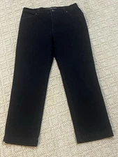 GLORIA VANDERBILT WOMEN'S JEAN 8 PETITE AMANDA 30x25 DARK BLUE