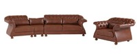 Sofas Hochwertig Polstergarnitur Dreisitzer Couch Relax Sofa 3+1 Sitzer