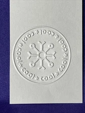 Cool Snowflake Embossing Folder Cuttlebug Provo Craft Card Making Scrapbooking