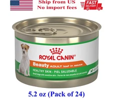 Royal Canin Canine Beauty Adult Loaf in Sauce Canned Wet Dog Food, 24 Cans 5.2oz
