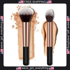 Large Powder and Foundation Makeup Brush Dense Synthetic Bristles Flawless