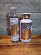 BATH AND BODY WORKS Champagne Toast FRAGRANCE MIST SPRAY Body Wash 8 oz