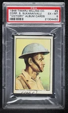 1946 Peter the Pilot's Victory Album Cards Corporal S Sukanaivalu #9 PSA 6 0ts2