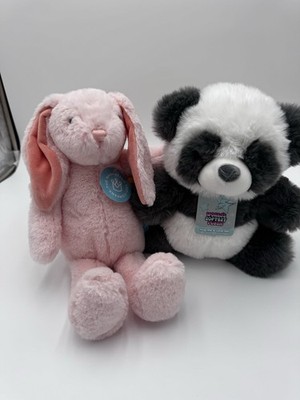 Two New Plushie Friends. Bunny And Panda Manhattan Toy Co And World s Softest
