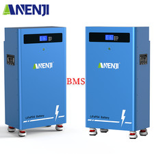2 15.36KWh 48V 300Ah LiFePO4 Li-ion Battery 51.2V Vertical Standing Solar Backup