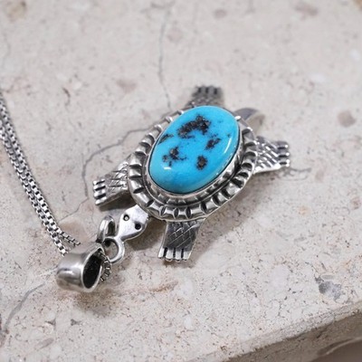 16” Native American Frederick Chavez Sterling 925 silver box