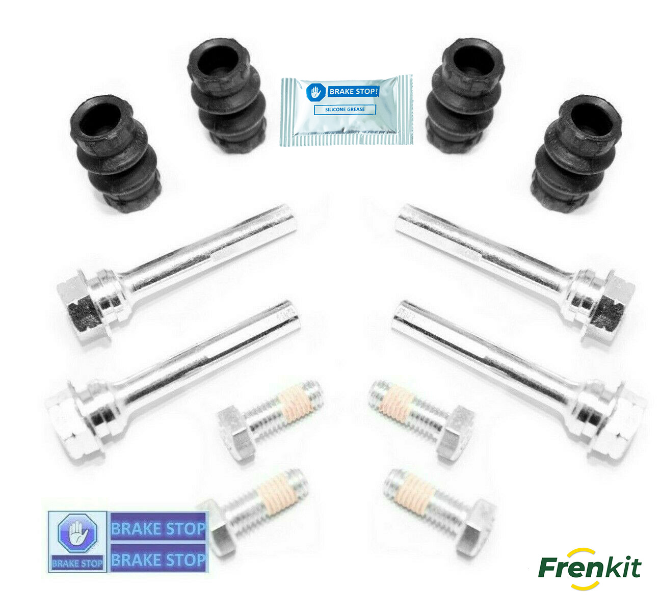 2x REAR BRAKE CALIPER GUIDE SLIDER PIN KITS FITS Alfa Romeo Spider 06>11 (8,4mm)