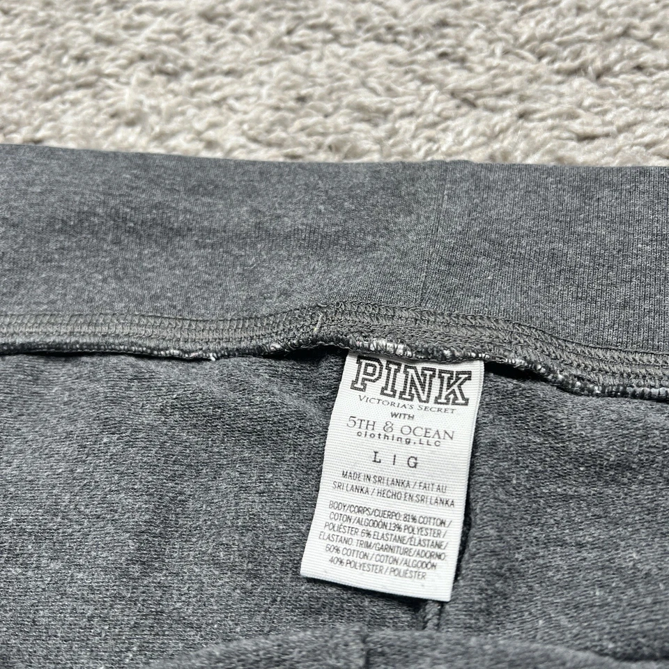Pantalones deportivos grandes para mujer Indiana University IU Victoria’s Secret ROSA Y2K Foto 3 de 4