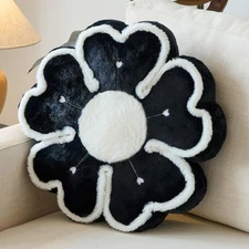 Flower Shaped Decorative Throw Pillow Cushion for Bed Couch, Cute Flower Plus...