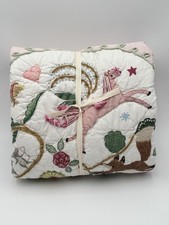 Pottery Barn Kids Storybook Friends Baby Quilt 36 x 50 Monogram READ