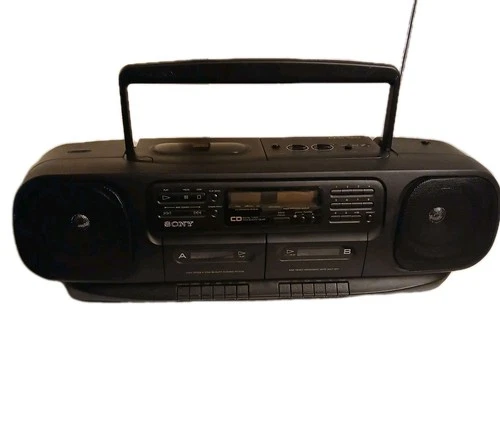 SONY CD/ Tape RECORDER CD/Radio/TAPE DECK A  WORKING. Deck B/ Radio Buttons dont