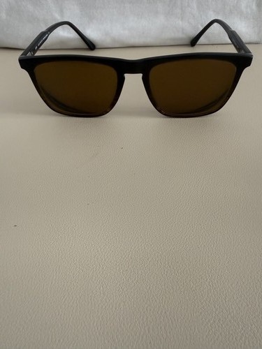 Billebeino LEVI Sunglasses Black Acetate Brown Lenses 56-19-145 With Case
