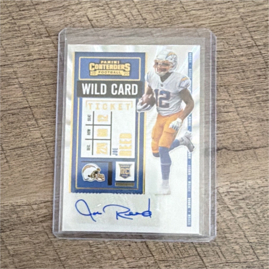 Joe Reed Panini Contenders #201 Autograph-Wild Card