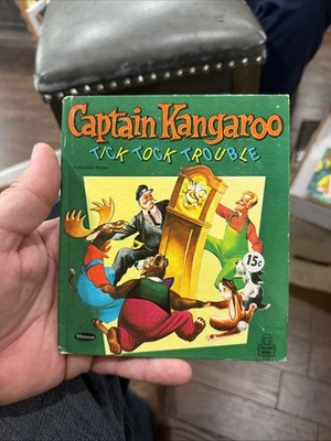 VTG Captain Kangaroo Tick Tock Trouble Mary Voell Jones Whitman Tell-A-Tale 1961
