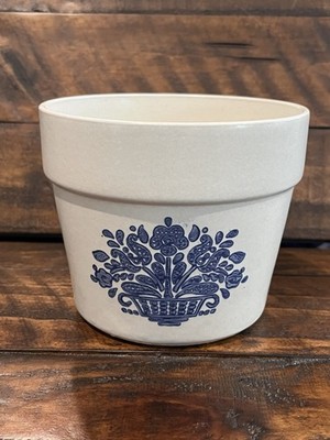Vintage Pfaltzgraff Yorktowne Herb Planter Pot Flowers FTD 1982 US Stoneware