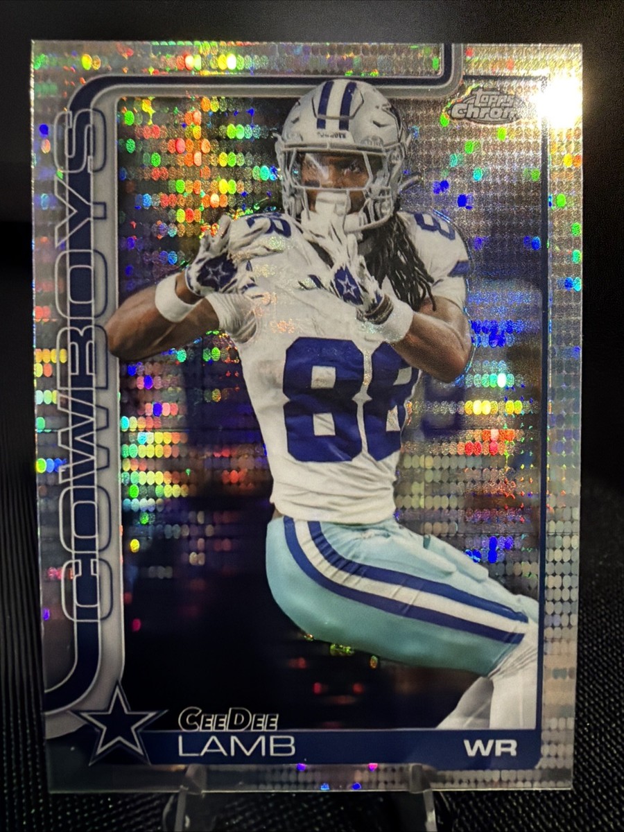 希少　BLESS n° コード　ライト　ビーズ　アーカイブ　レア 2025 Topps Chrome Football NFL CeeDee Lamb Pulsar #76 - Dallas