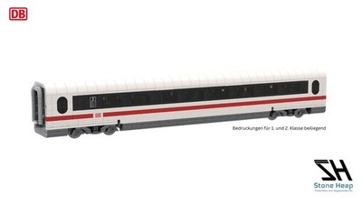 Stone Heap Klemmbausteine SH-3009 ICE 1 Mittelwagen 1./2. Klasse NEU OVP