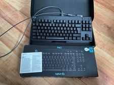 Logitech G PRO TKL mechanische Gaming-Tastatur, GX Blue Clicky Switches