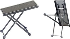 Stagg Model FOS-B1 BK Black Metal Adjustable Foot Rest for Guitar Players