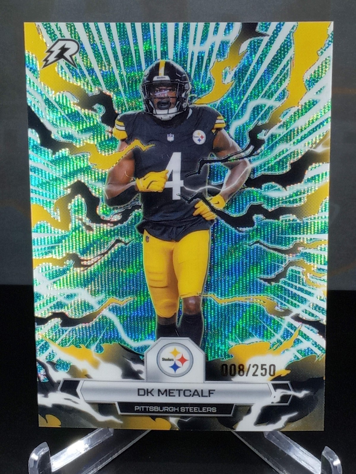 2026 Topps Reseurgance DK Metcalf Aqua Refractor /250 #84 Pittsburg Steelers