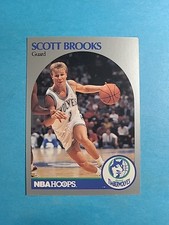 Scott Brooks 1990-91 NBA Hoops Basketball Card # 419 J3538