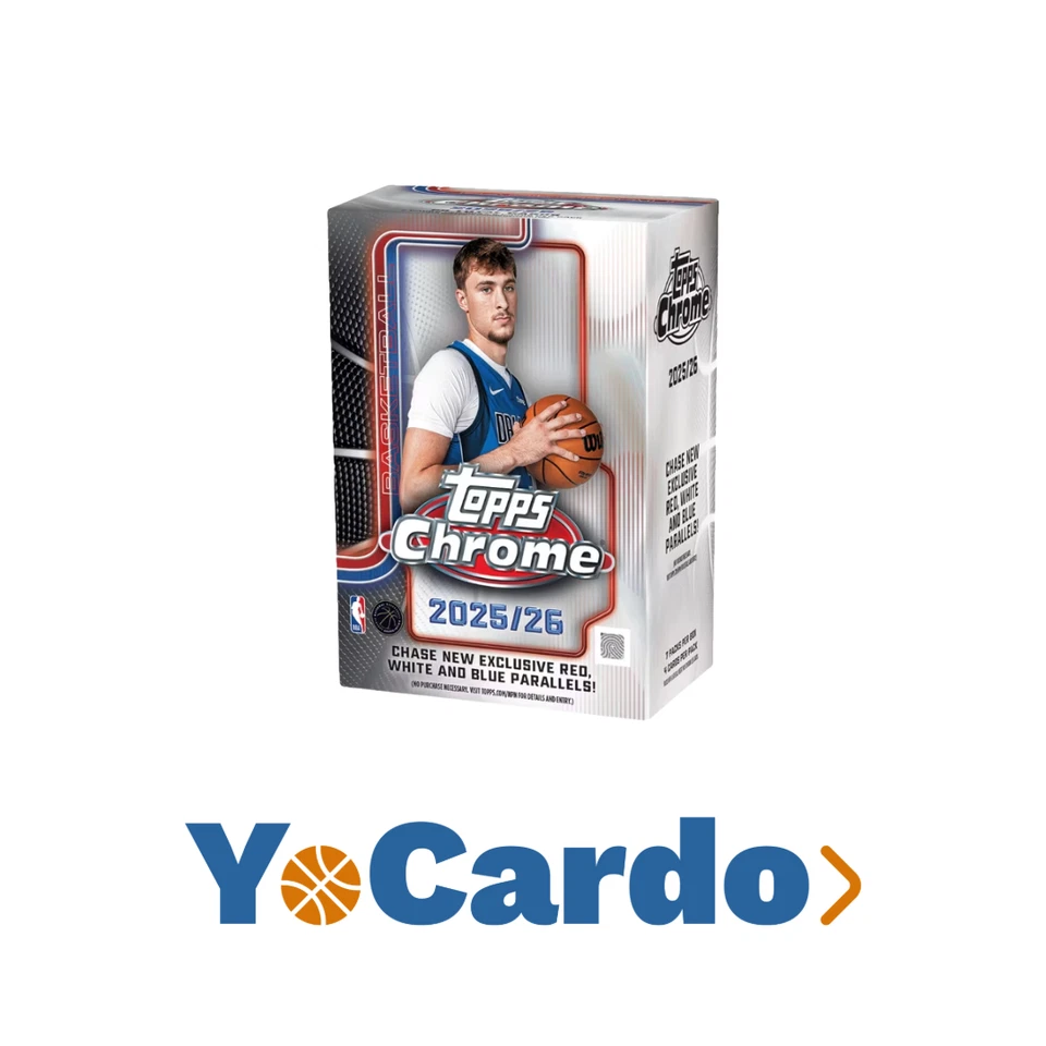 2025-26 Topps Chrome Basketball NBA Value Box