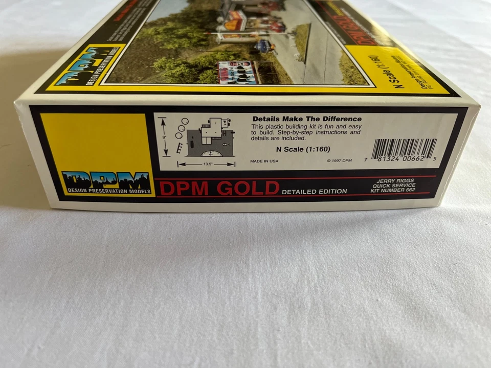 DPM Jerry Riggs Quick Service Detailed Edition #662 N Scale Model Kit - Image 3 of 4