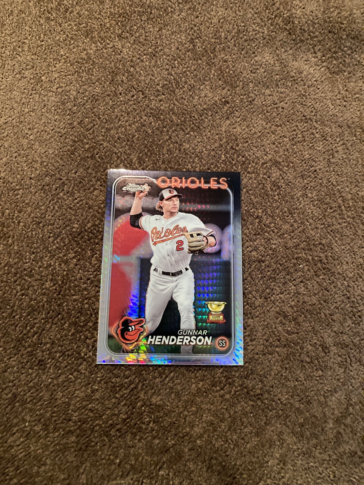 Gunnar Henderson 2024 Topps Chrome Prism Refractor #36