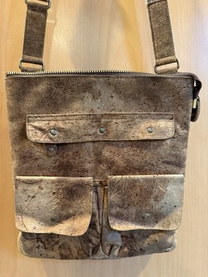 Rossi Firenze Italian Leather Crossbody Messenger Bag Unisex